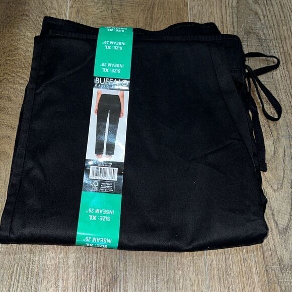 NWT BUFFALO DAVID BITTON Soft Tencel Pull-On Pants Women’s Size XL Black Travel - Picture 7 of 8